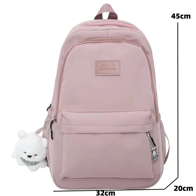 Sac à dos universitaire étanche haute capacité pour ordinateur portable, mixte 6