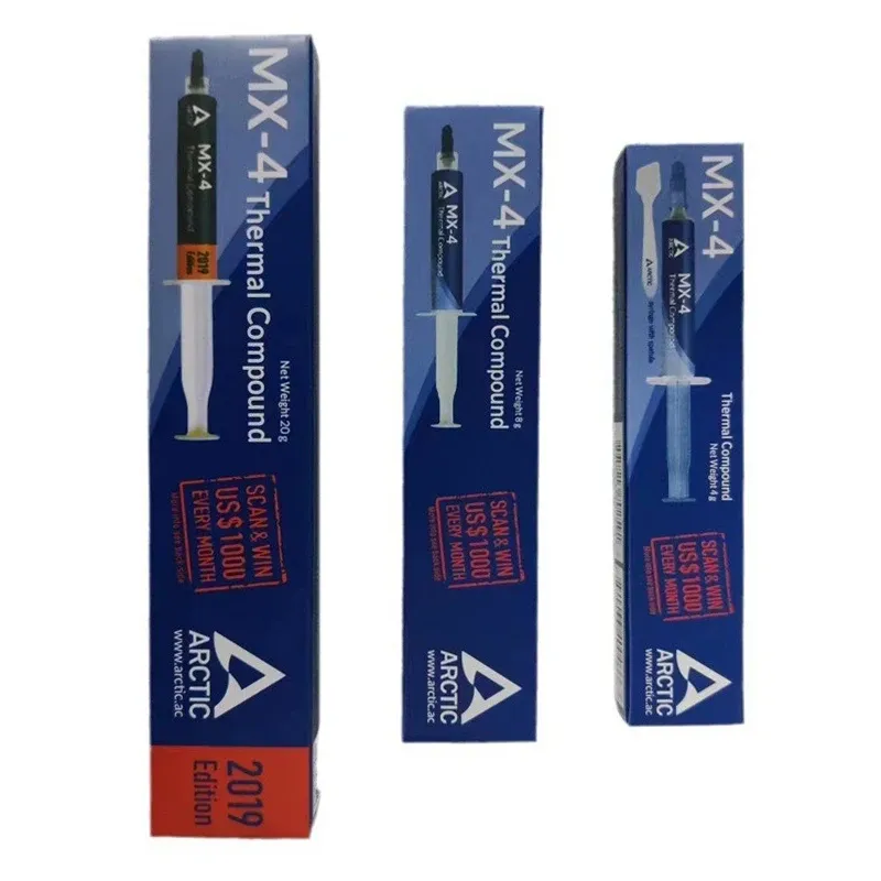 Pâte thermique MX-4 en usage