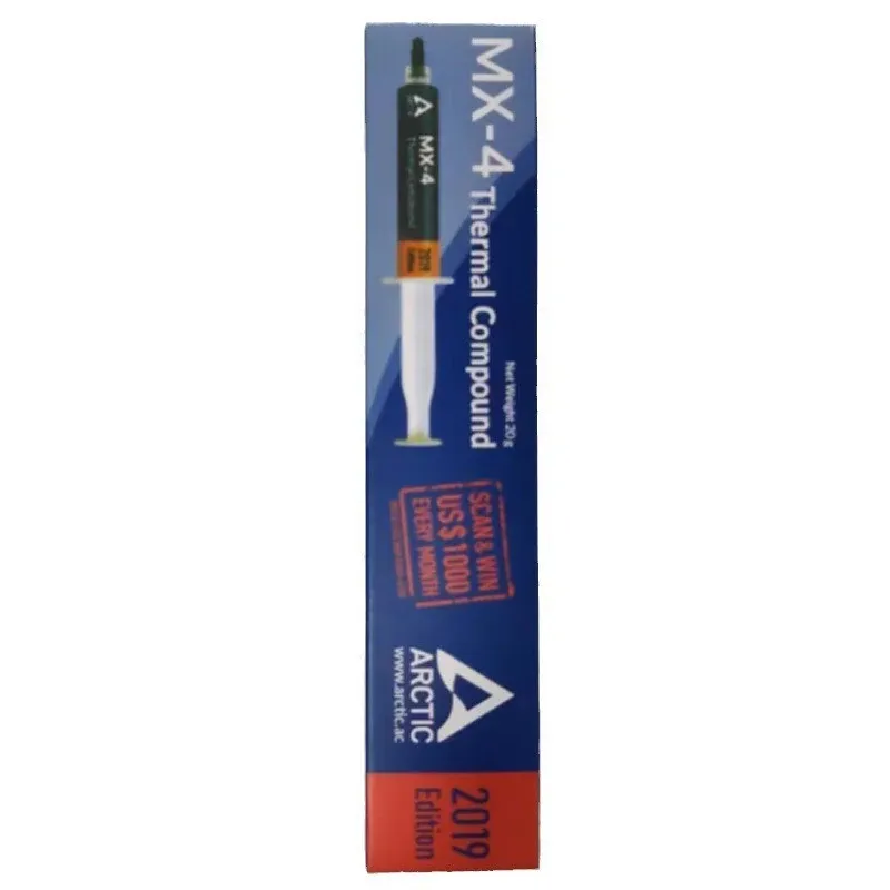 Pâte thermique MX-4 4 g, 8 g, 20 g pour processeur CPU et GPU, composé de silicone haute performance 6
