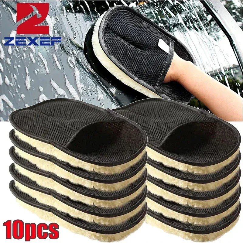 Gant de polissage en microfibre pour voiture