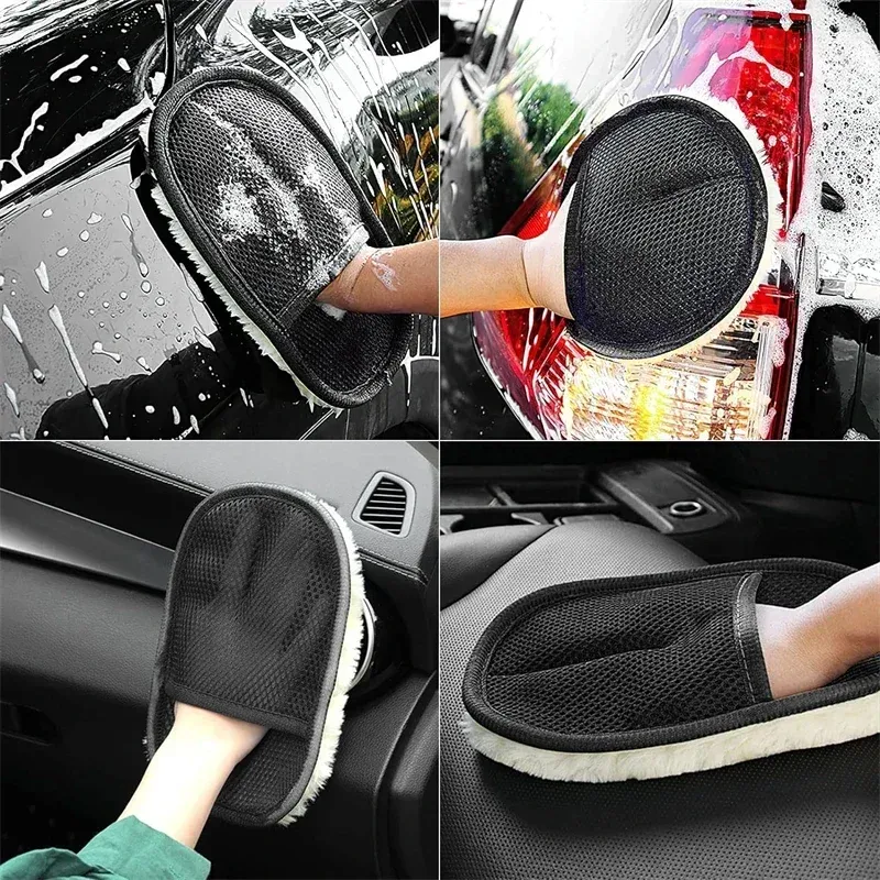 Gant de lavage de voiture en détail