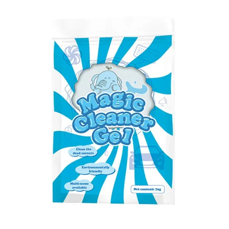 Gel de nettoyage pour voiture – Pâte dépoussiérante réutilisable pour intérieur automobile et claviers (bleu/rose) 6