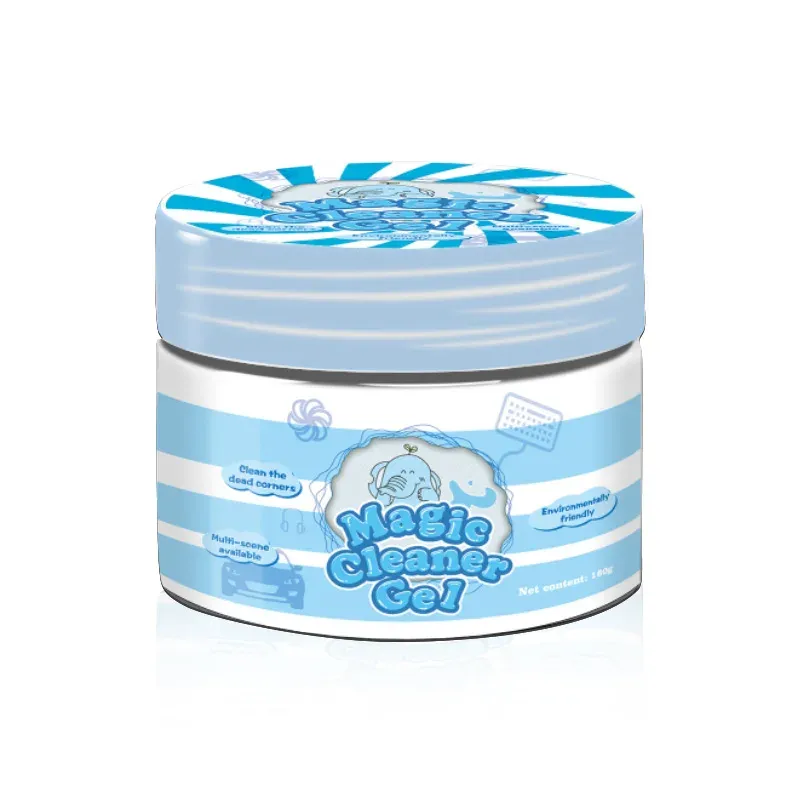 Gel de nettoyage pour voiture – Pâte dépoussiérante réutilisable pour intérieur automobile et claviers (bleu/rose) 7