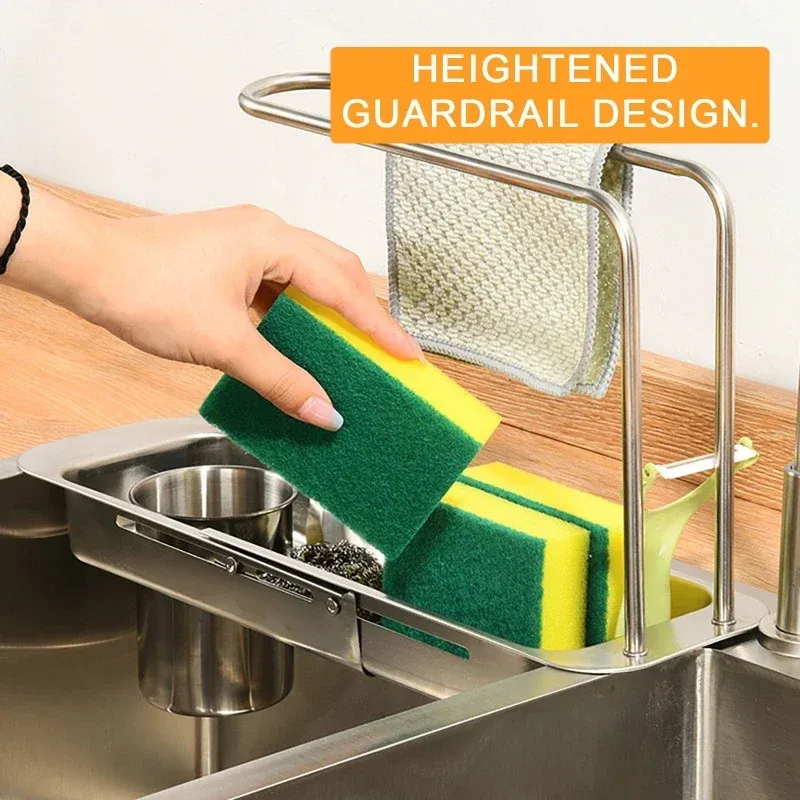 Rangement extensible pour évier de cuisine