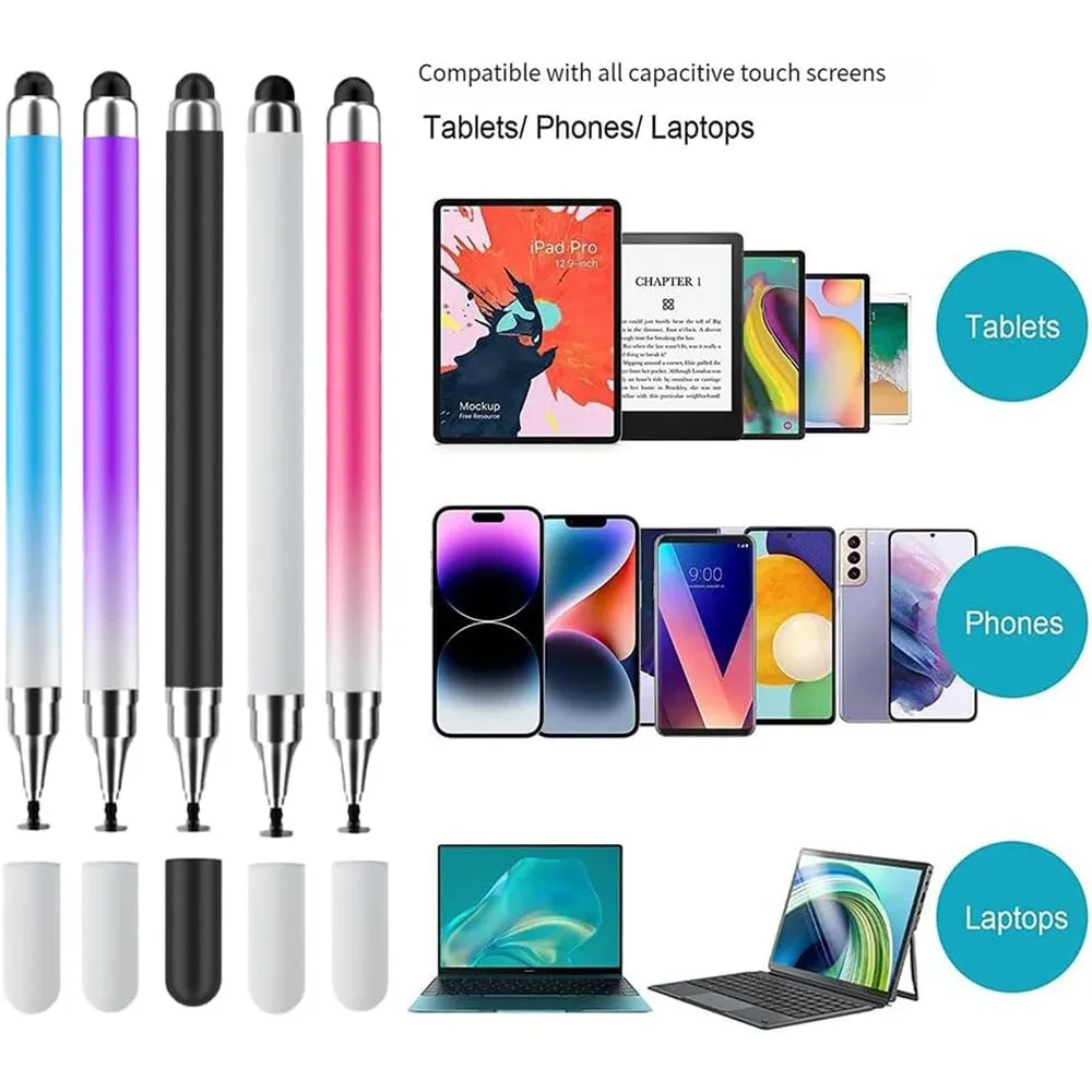 Stylet tactile, détail de la finition