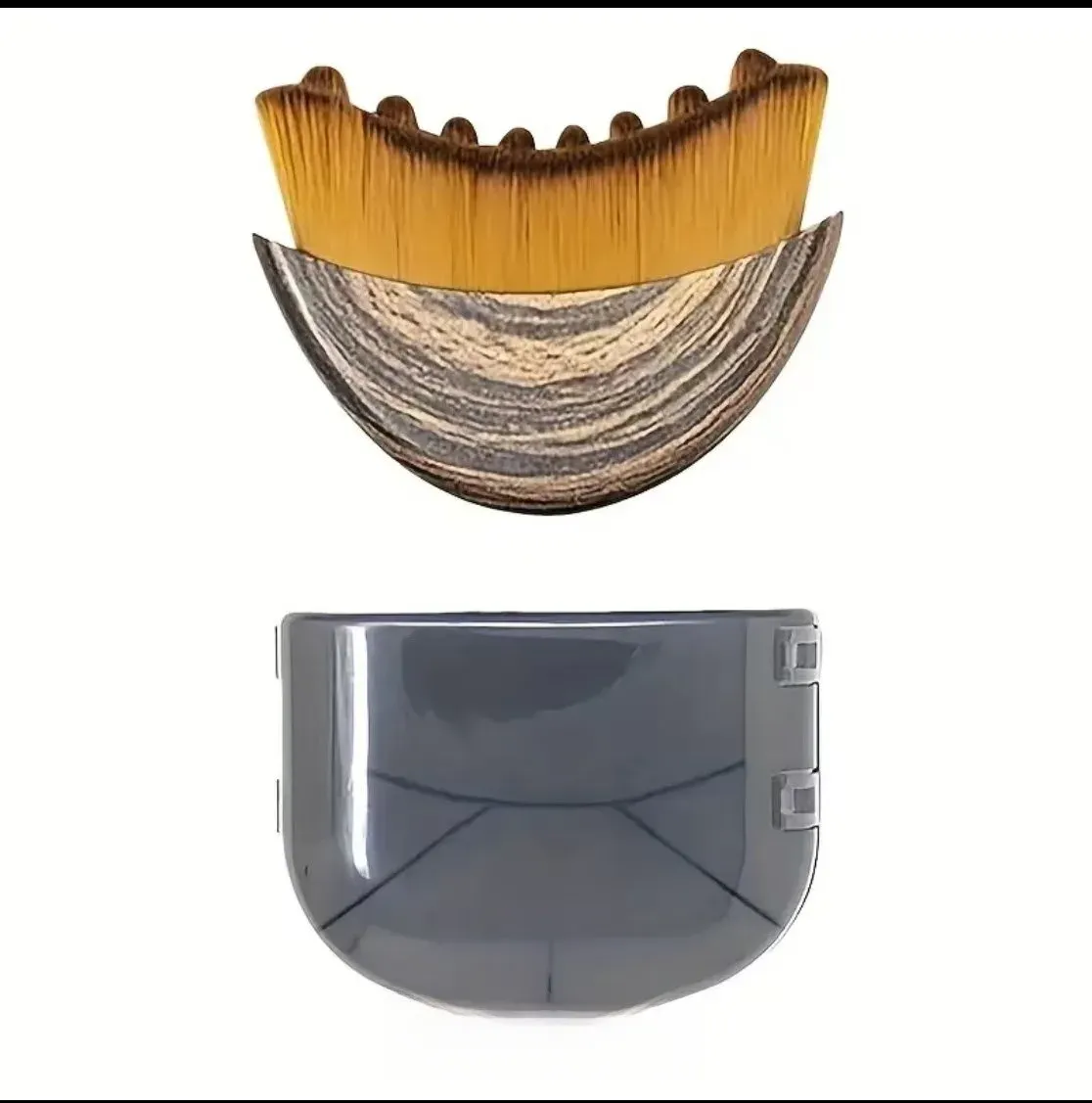 Brosse faciale sèche portable à poils souples et outil de massage lymphatique profilé pour spa à domicile 5