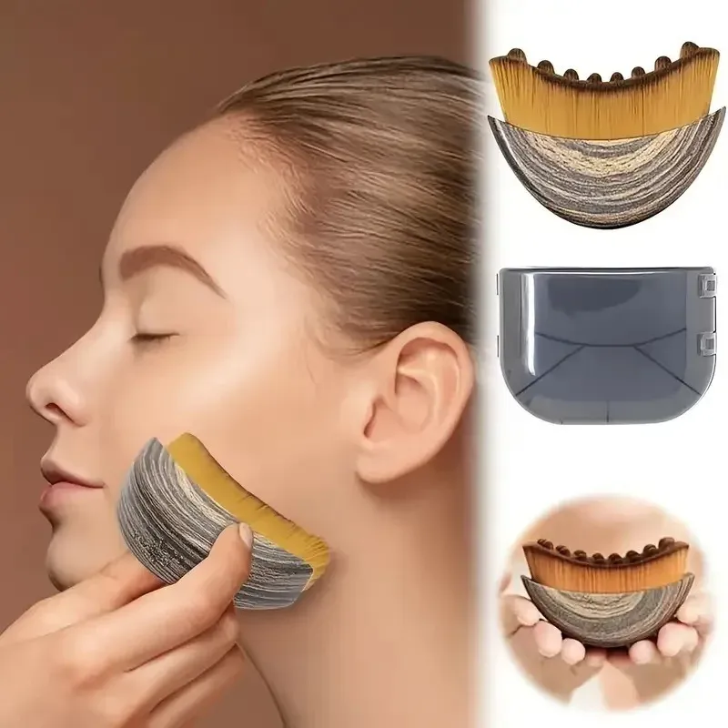 Détail de la brosse de contour lymphatique