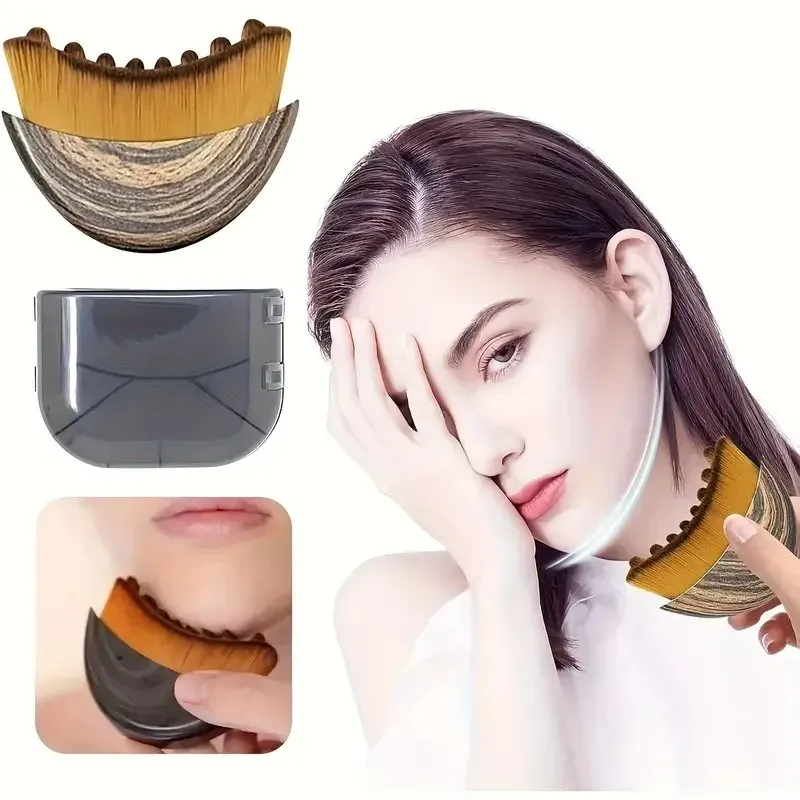 Brosse faciale souple au design ergonomique