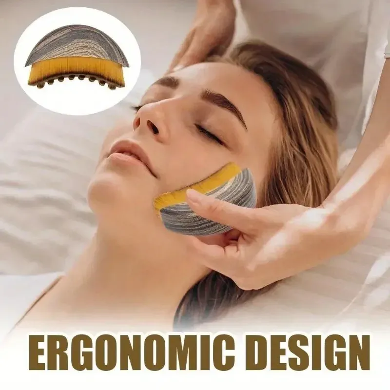 Brosse faciale en situation d'utilisation