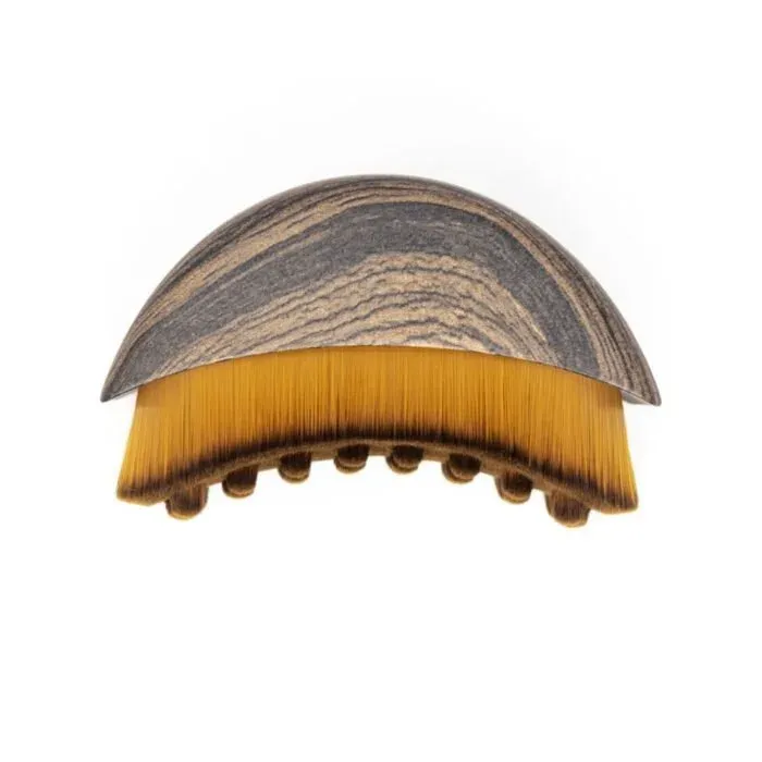 Brosse faciale sèche portable à poils souples et outil de massage lymphatique profilé pour spa à domicile 8