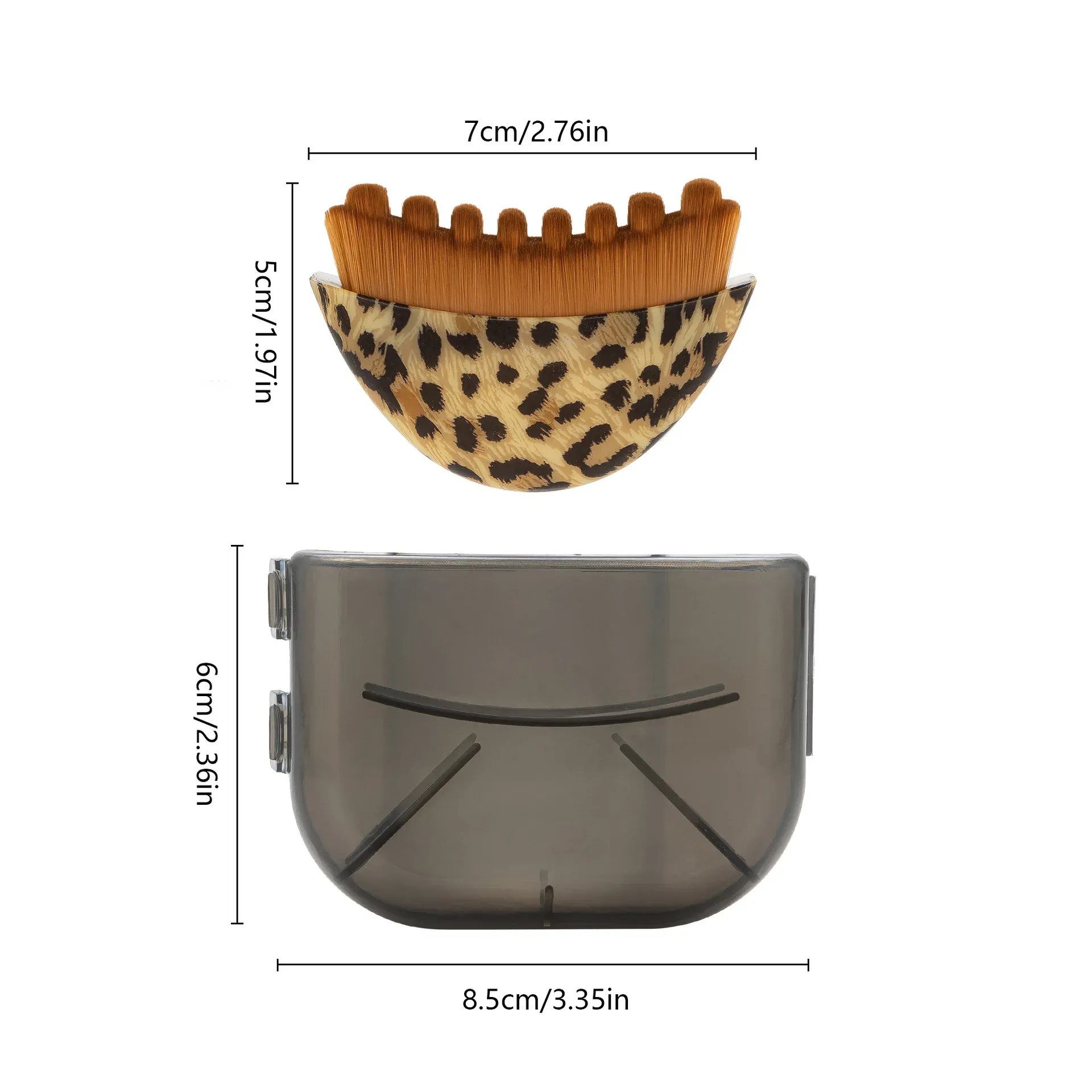 Brosse faciale sèche portable à poils souples et outil de massage lymphatique profilé pour spa à domicile 10