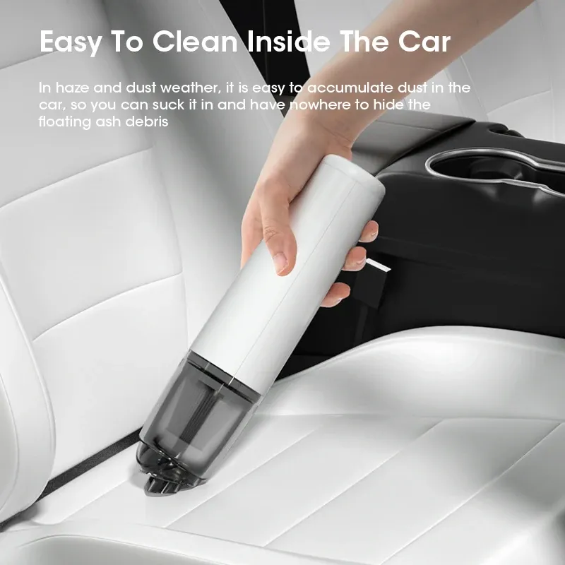 Aspirateur de voiture compact sans fil, multifonction, à forte aspiration et faible bruit 5