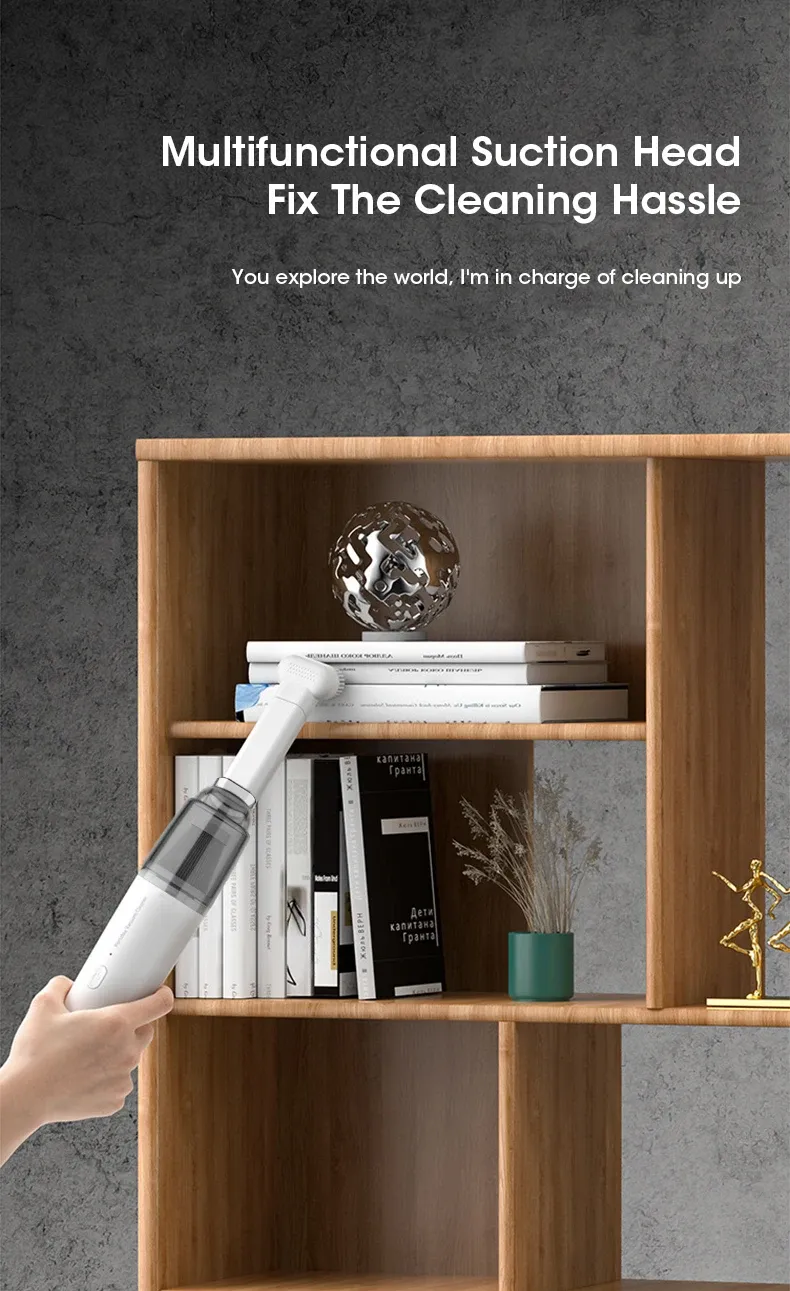 Aspirateur en situation d'usage