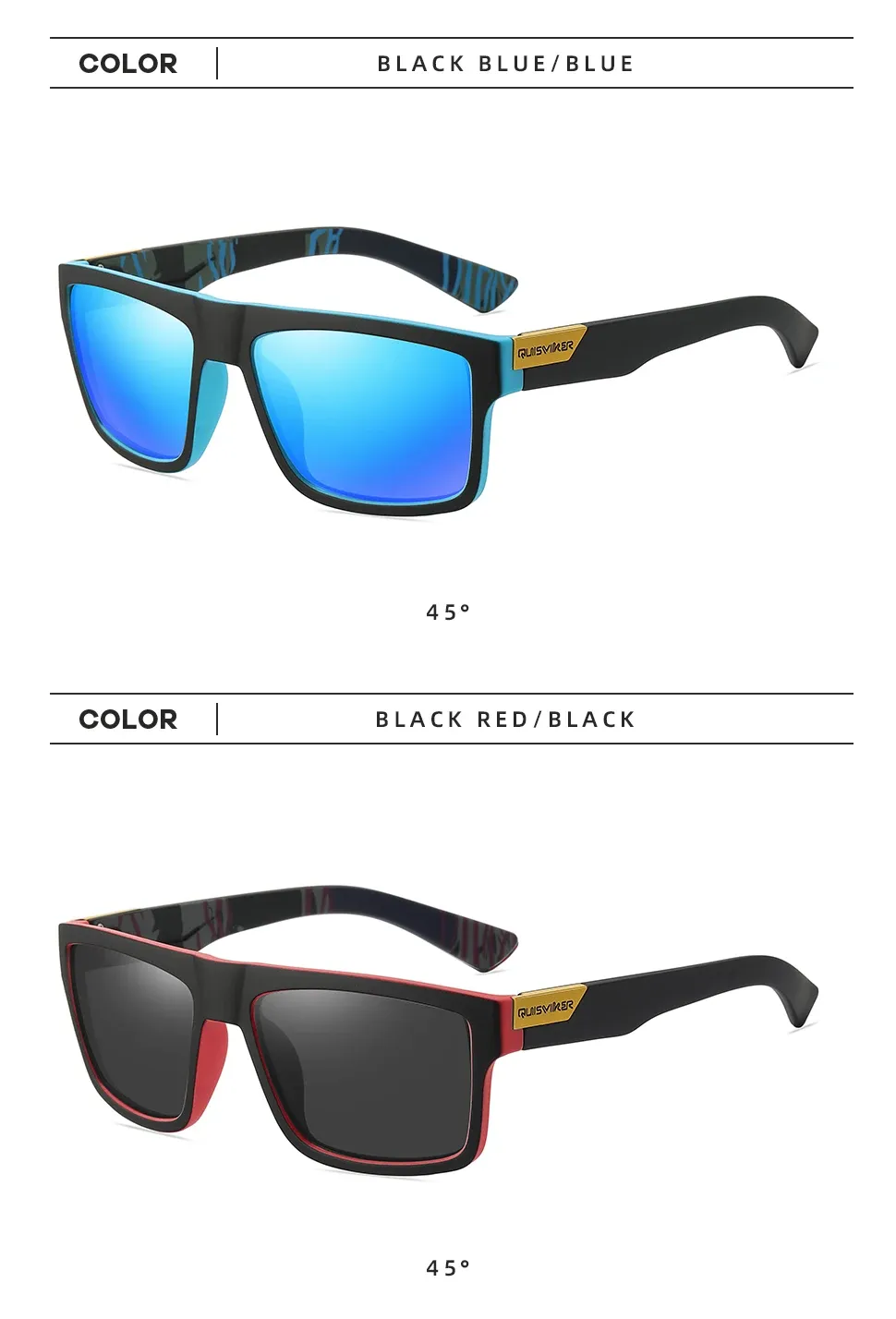 Lunettes de soleil polarisées, touche finale