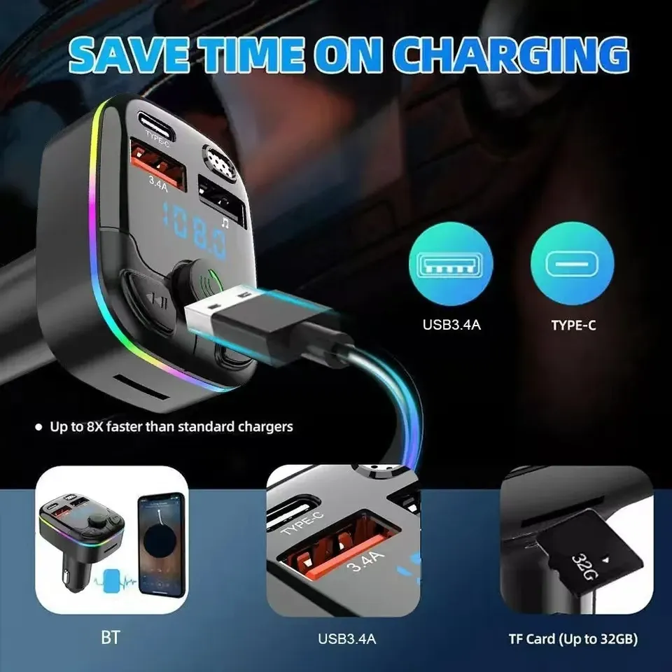 Vue d'ensemble du chargeur de voiture Bluetooth