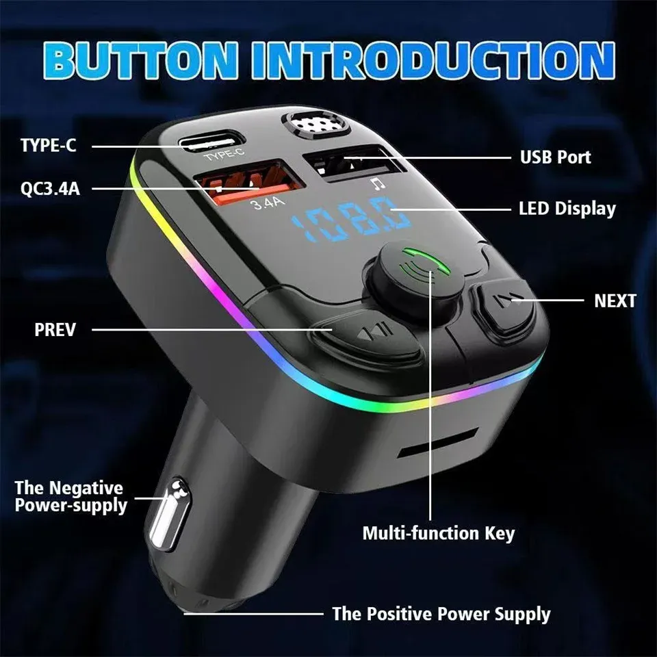 Ports de charge USB et Type-C