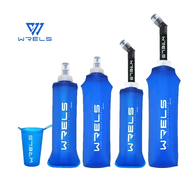 WRELS Gourde pliable en TPU sans BPA, flacon souple pour le sport, la randonnée et le camping - Image 1