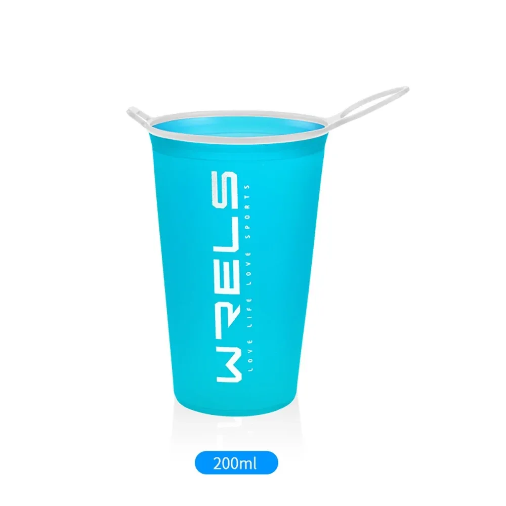 WRELS Gourde pliable en TPU sans BPA, flacon souple pour le sport, la randonnée et le camping 15