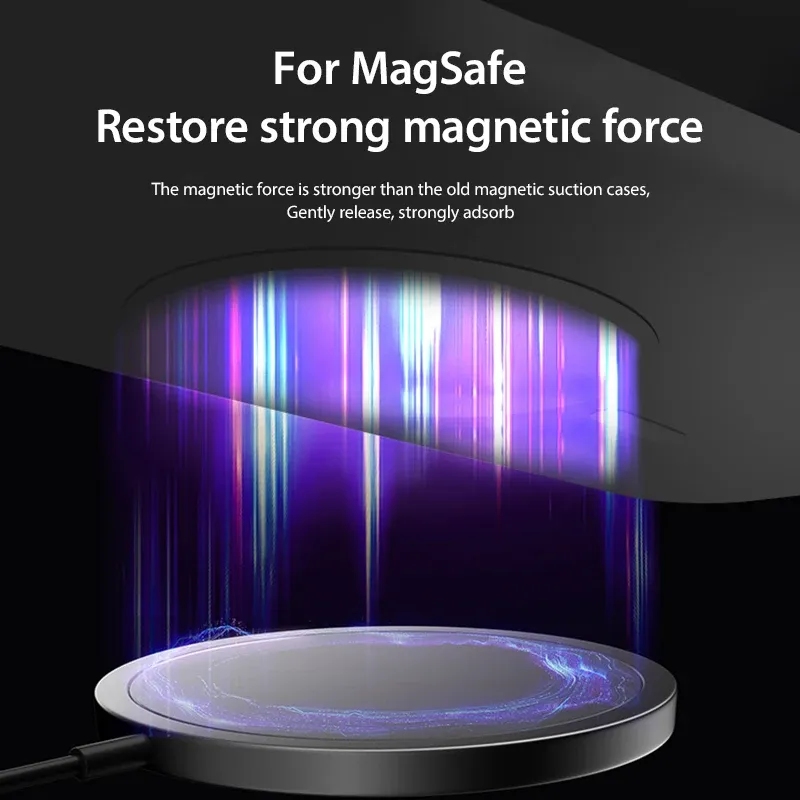 Coque en silicone liquide pour Samsung Galaxy compatible MagSafe, S25, S24, S23, S22, S21, Ultra, Plus, FE, charge sans fil, coque arrière magnétique antichoc 5