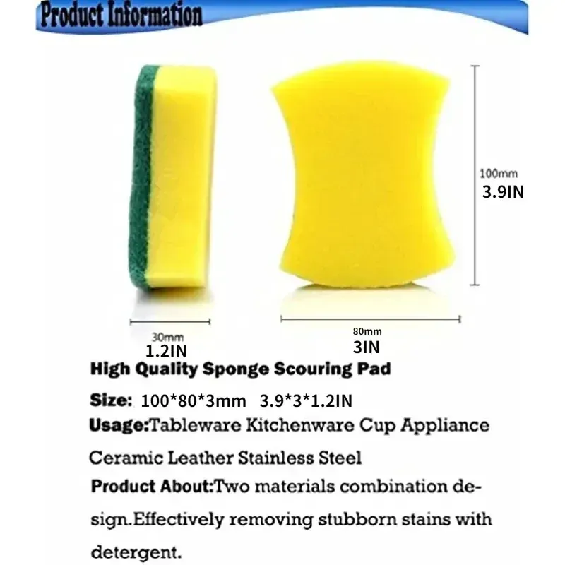 Éponge pour le nettoyage de la vaisselle