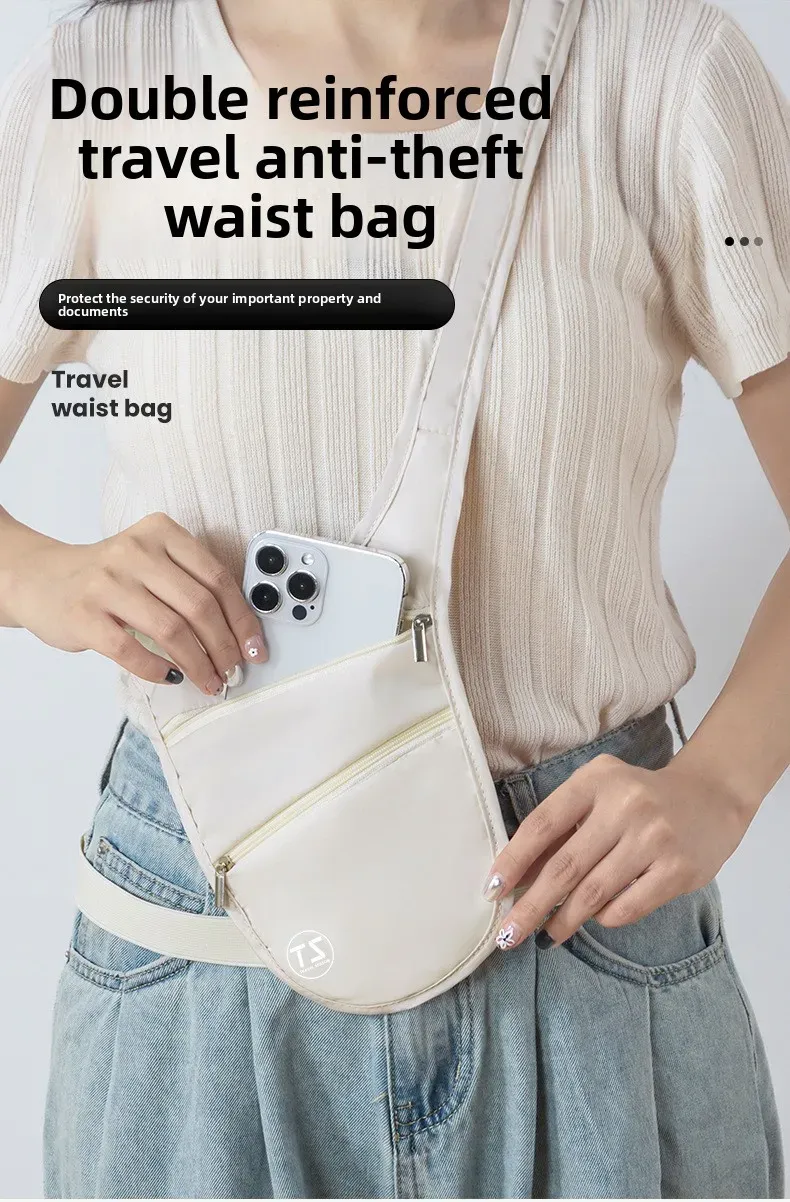 Détail du sac de taille antivol