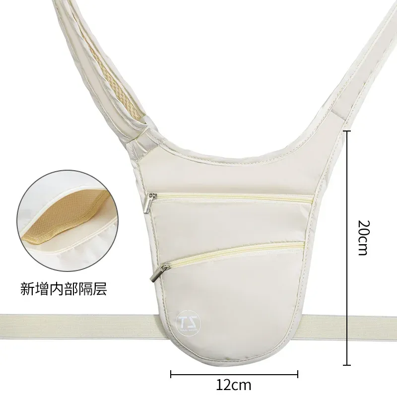 Sac banane antivol léger et imperméable pour le voyage, la randonnée et la course à pied, mixte 7