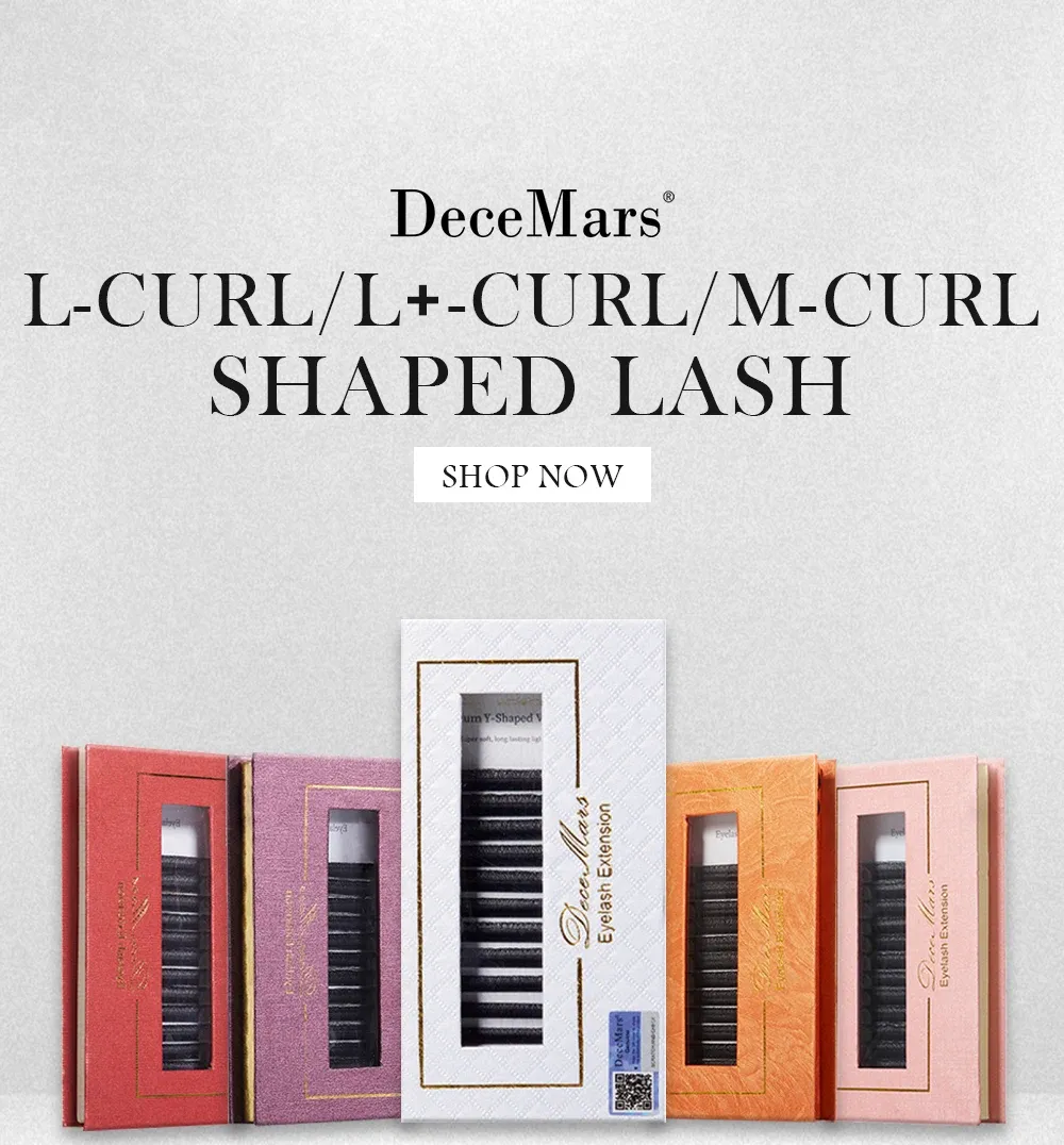 Extensions de cils L-Curl DeceMars présentées en détail
