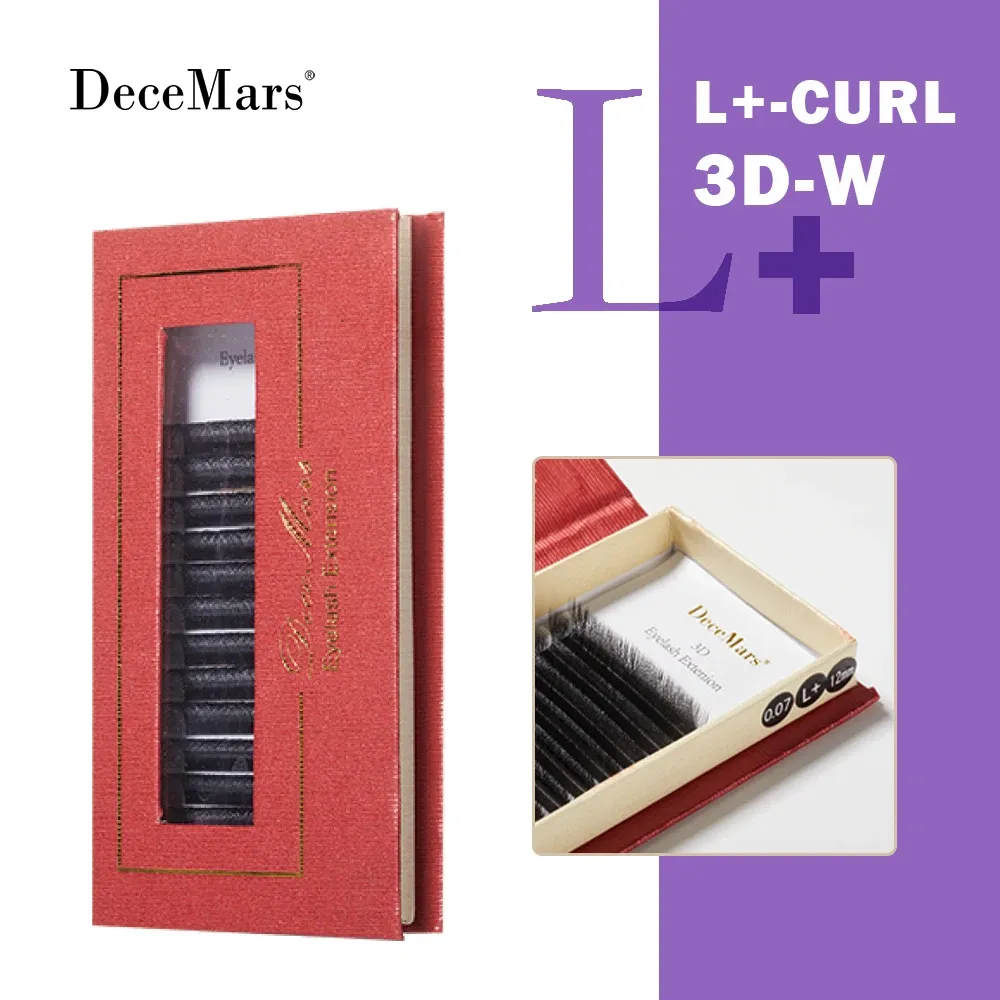 Extensions de cils DeceMars, courbure L, M, YY, 3D, 4D, 5D, 6D, 12 lignes 17