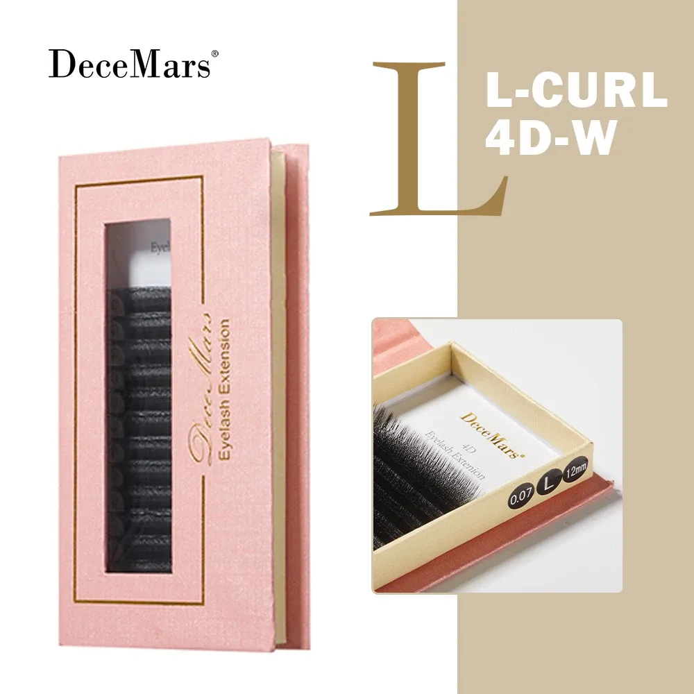 Extensions de cils DeceMars, courbure L, M, YY, 3D, 4D, 5D, 6D, 12 lignes 16