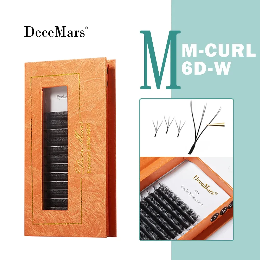Extensions de cils DeceMars, courbure L, M, YY, 3D, 4D, 5D, 6D, 12 lignes 14