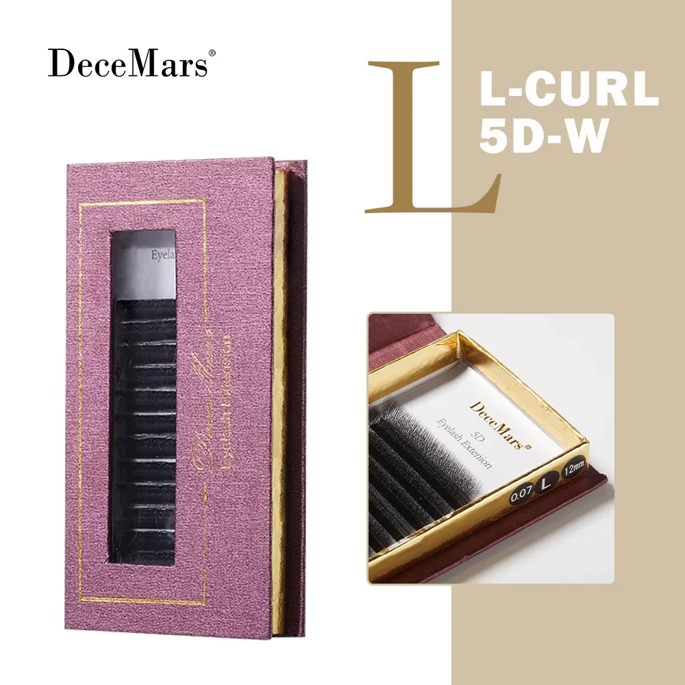 Extensions de cils DeceMars, courbure L, M, YY, 3D, 4D, 5D, 6D, 12 lignes 13