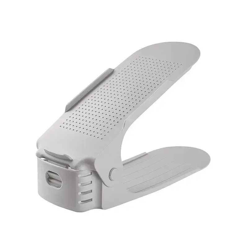 Range-chaussures réglable à double niveau, gain de place, lot de 10 9