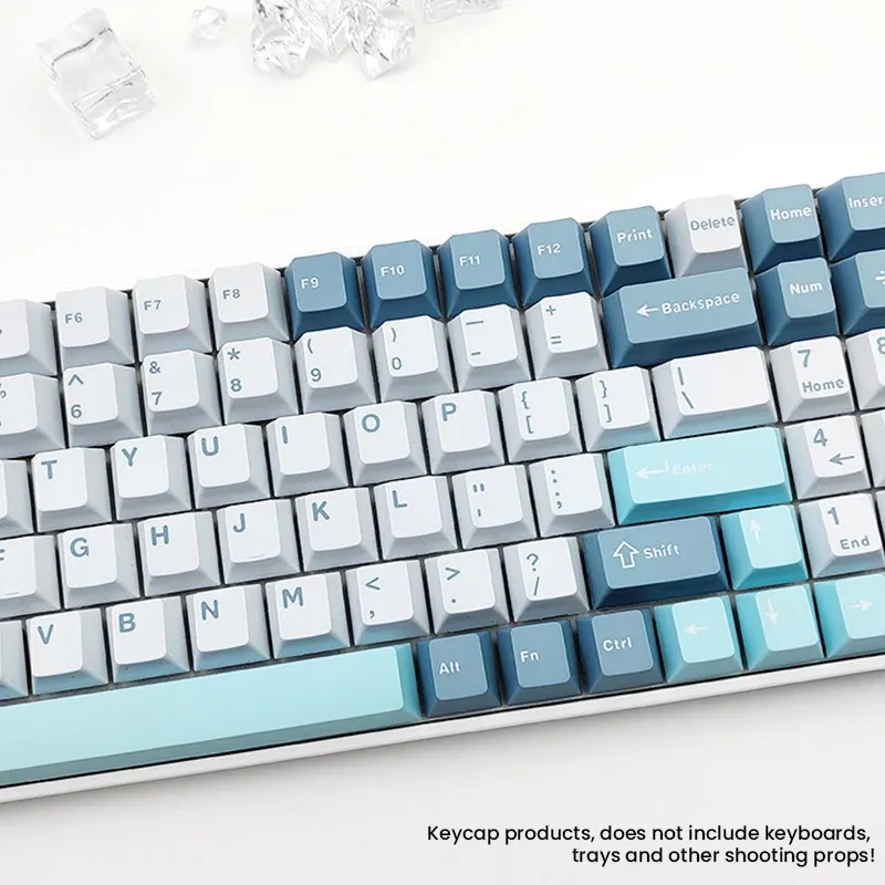 Jeu de 126 touches Double Shot en PBT profil Cherry pour clavier mécanique, compatible switches MX et claviers GMK67, GMK87, GMK61 3