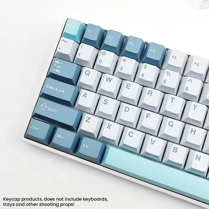 Vue détaillée du jeu de touches PBT Cherry