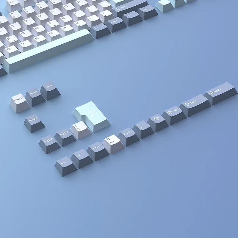 Ambiance bureau avec clavier personnalisé