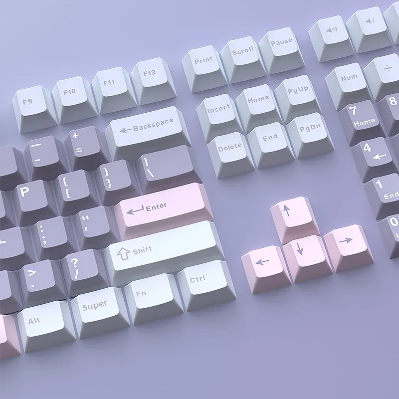 Touches PBT avec légendes nettes
