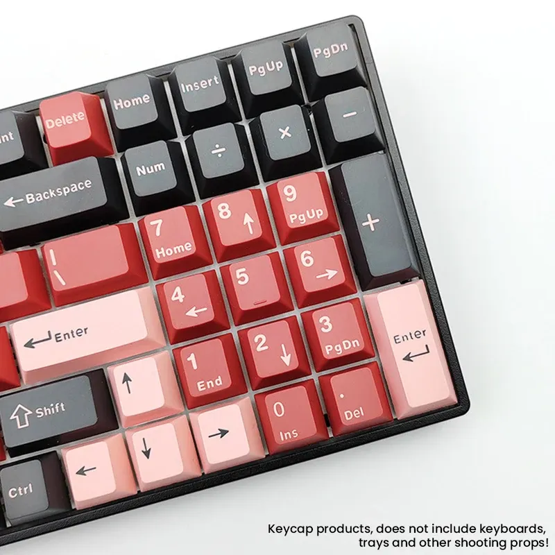Clavier de jeu sans fil habillé de keycaps PBT