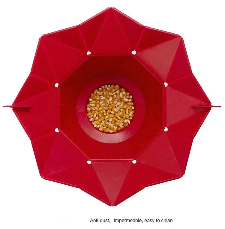 Bol à pop-corn pliable en silicone, finition du produit
