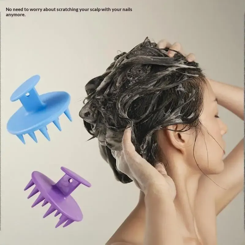 Brosse de massage du cuir chevelu, utilisation quotidienne