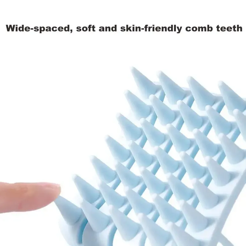 Brosse de massage du cuir chevelu, vue d'ensemble