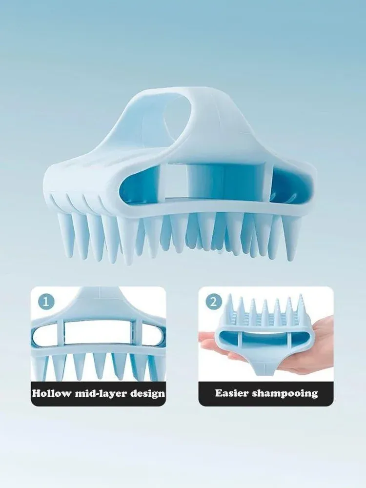 Brosse de massage du cuir chevelu, légèreté et confort