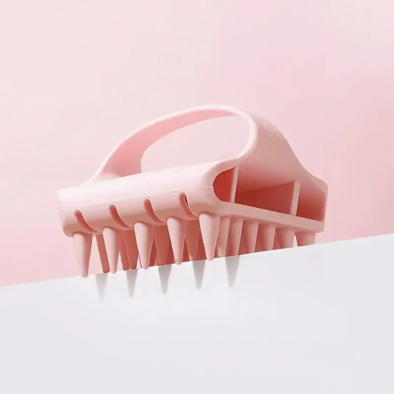 Brosse de massage pour cuir chevelu en silicone souple, lavage des cheveux et élimination des pellicules 9