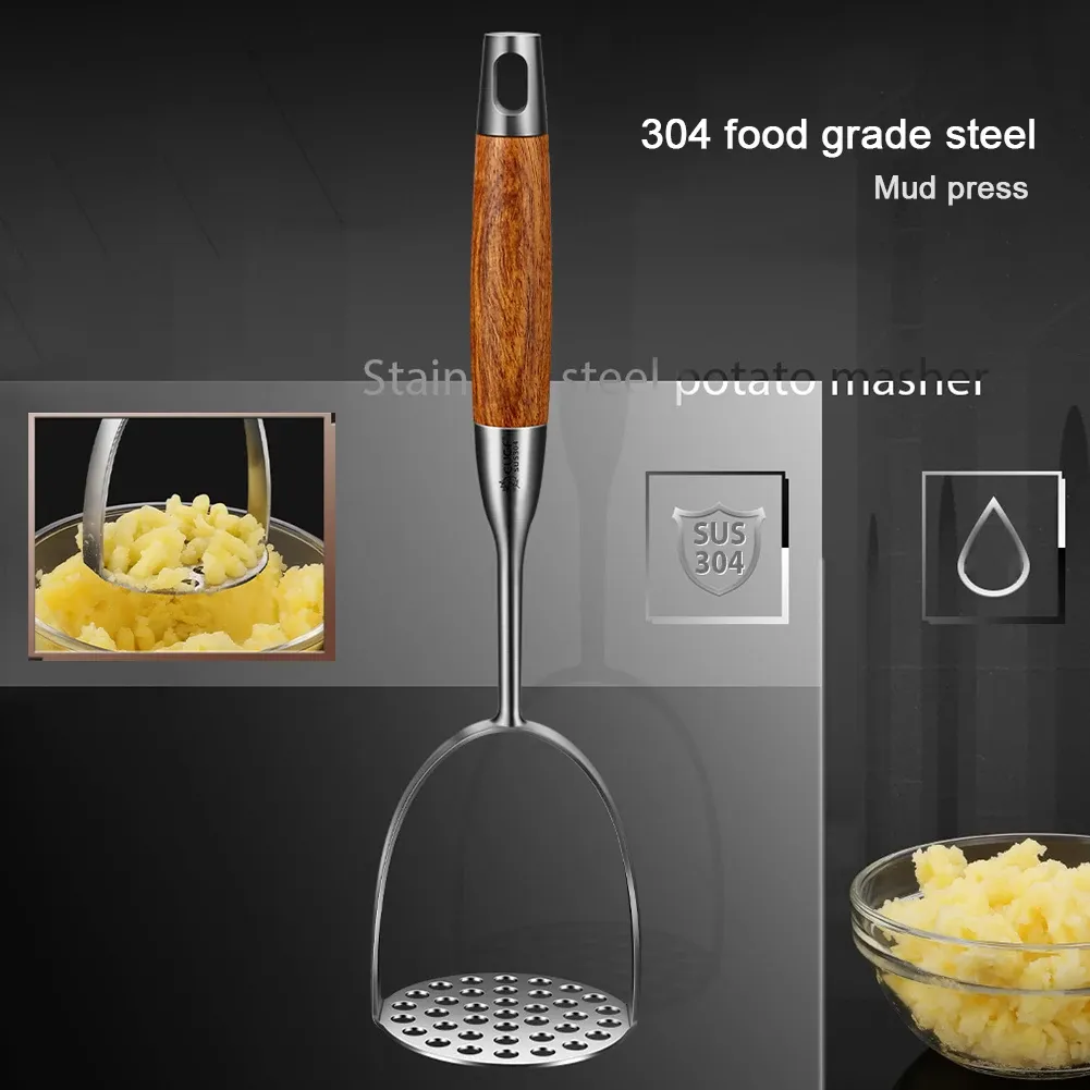 Presse-purée à pommes de terre, ustensile de cuisine idéal pour les fruits et légumes, pour la préparation des repas de bébé 3
