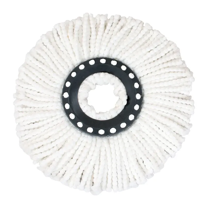 Tête de vadrouille ronde rotative en microfibre 16 mm, de remplacement pour grill 5