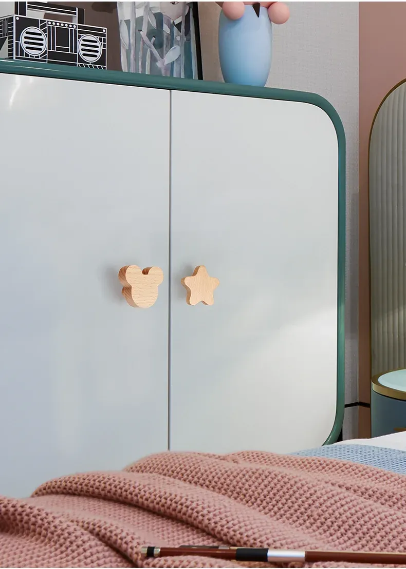 Ensemble de poignées en bois