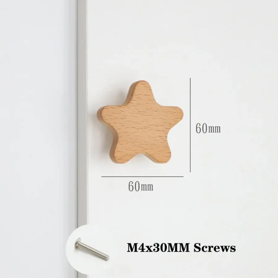 Poignées d'armoire en bois avec motifs d'animaux, crochets en bois, poignées de meubles pour armoires et tiroirs, boutons de porte, poignées de porte de garde-robe de cuisine 25