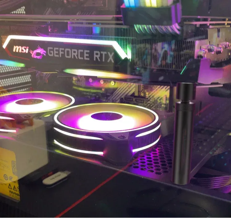 Support anti-affaissement GPU, finition et détails