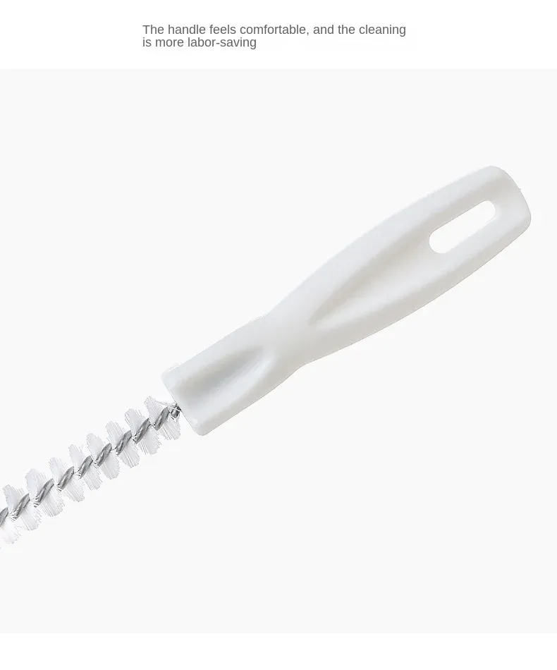 Brosse de dragage flexible, vue rapprochée