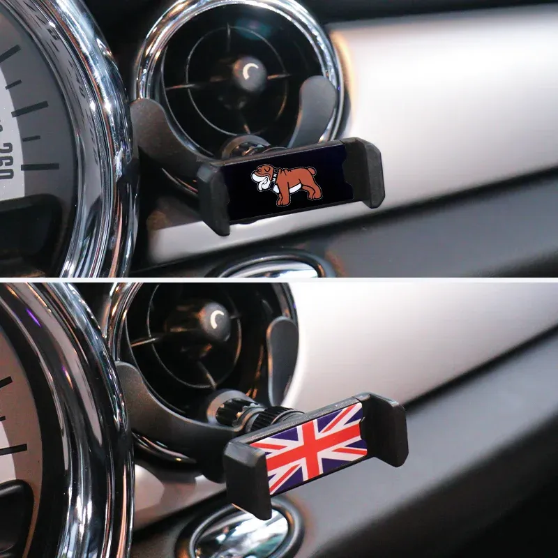 Support de téléphone pour grille d'aération de voiture, compatible MINI Cooper F54 F55 F56 F57 R55 R56 R57 R60 R50 R52 R53 2
