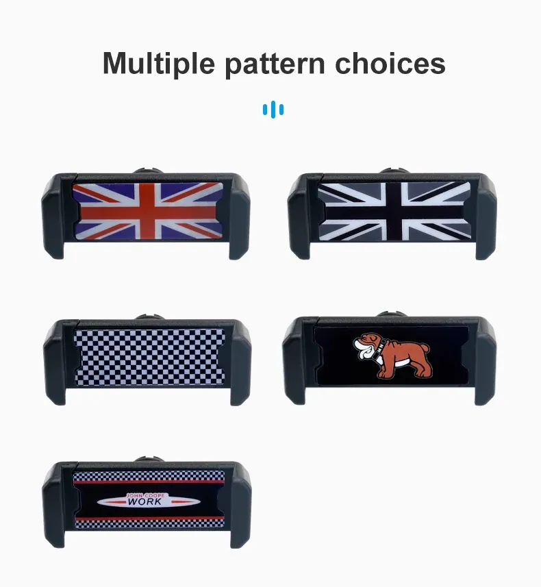 Support de téléphone à côté du tableau de bord